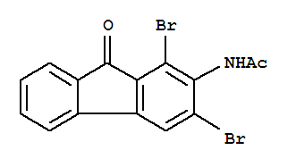 92429-81-7,N-(1,3-dibromo-9-oxo-9H-fluoren-2-yl)acetamide,Acetamide,N-(1,3-dibromo-9-oxofluoren-2-yl)- (7CI); NSC 114676