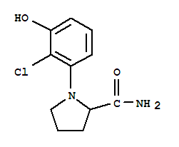 2-PYRROLIDINECARBOXAMIDE,1-(2-CHLORO-3-HYDROXYPHENYL)-