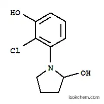 Molecular Structure of 925233-21-2 (2-Pyrrolidinol, 1-(2-chloro-3-hydroxyphenyl)-)