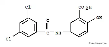 Molecular Structure of 926187-11-3 (Benzoic acid, 5-[(3,5-dichlorobenzoyl)amino]-2-hydroxy-)