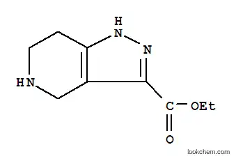 Molecular Structure of 926926-62-7 (1H-Pyrazolo[4,3-c]pyridine-3-carboxylic acid, 4,5,6,7-tetrahydro-, ethyl ester)