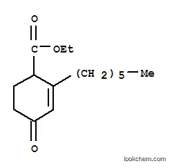 Molecular Structure of 93804-65-0 (ethyl 2-hexyl-4-oxocyclohex-2-ene-1-carboxylate)