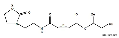 Molecular Structure of 93893-82-4 (2-hydroxyisopropyl 4-oxo-4-[[2-(2-oxoimidazolidin-1-yl)ethyl]amino]isocrotonate)