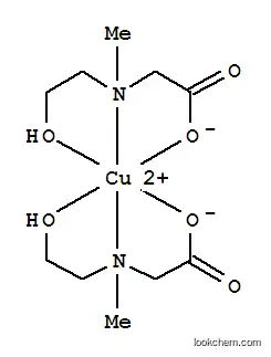 Molecular Structure of 93940-93-3 (Copper,bis[N-(2-hydroxyethyl)-N-methylglycinato-N,O,ON]-(9CI))