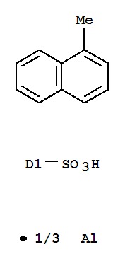Naphthalenesulfonic acid, 1-methyl-, aluminum salt (9CI)