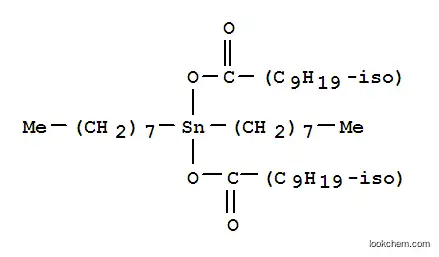 Molecular Structure of 93965-26-5 (bis(isodecanoyloxy)dioctylstannane)