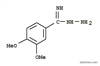 Molecular Structure of 939999-69-6 (3,4-dimethoxybenzenecarboximidohydrazide)