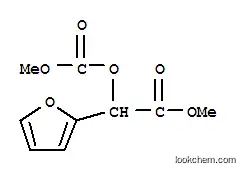 Molecular Structure of 94110-10-8 (methyl alpha-[(methoxycarbonyl)oxy]furan-2-acetate)