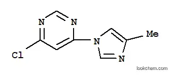 Molecular Structure of 941294-32-2 (4-Chloro-6-(4-methyl-1H-imidazol-1-yl)pyrimidine)