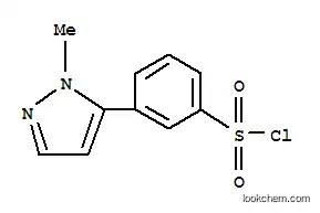 Molecular Structure of 941716-85-4 (3-(1-Methyl-1H-pyrazol-5-yl)benzenesulphonyl chloride)