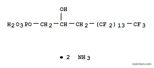Molecular Structure of 94200-48-3 (diammonium 4,4,5,5,6,6,7,7,8,8,9,9,10,10,11,11,12,12,13,13,14,14,15,15,16,16,17,17,17-nonacosafluoro-2-hydroxyheptadecyl phosphate)