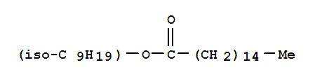Hexadecanoic acid, isononyl ester(9CI)