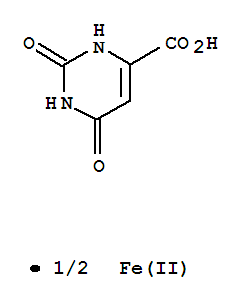 4-Pyrimidinecarboxylicacid, 1,2,3,6-tetrahydro-2,6-dioxo-, iron(2+) salt (2:1)