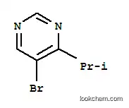 Molecular Structure of 951884-28-9 (5-Bromo-4-isopropylpyrimidine)