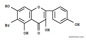Molecular Structure of 95412-45-6 (4H-1-Benzopyran-4-one,6-bromo-3,5,7-trihydroxy-2-(4-hydroxyphenyl)-)