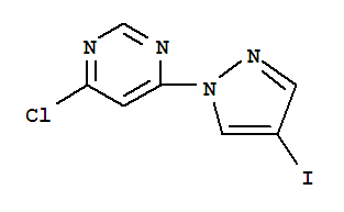 4-CHLORO-6-(4-IODO-1H-PYRAZOL-1-YL)PYRIMIDINECAS
