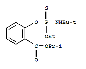 96183-08-3,propan-2-yl 2-{[(tert-butylamino)(ethoxy)phosphorothioyl]oxy}benzoate,
