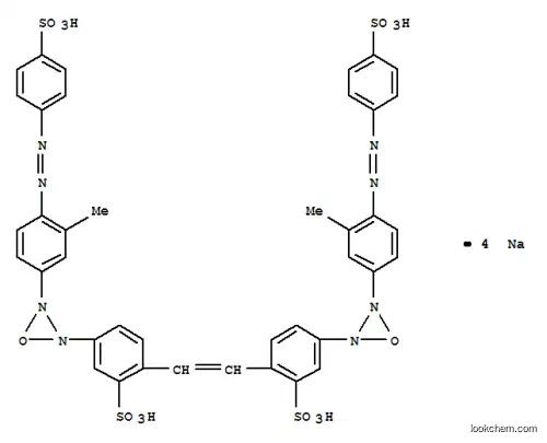 Molecular Structure of 96873-61-9 (tetrasodium 4,4'-bis[3-[3-methyl-4-[(4-sulphonatophenyl)azo]phenyl]oxadiaziridinyl]stilbene-2,2'-disulphonate)
