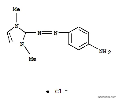 Molecular Structure of 97404-02-9 (2-[(4-aminophenyl)azo]-1,3-dimethyl-1H-imidazolium chloride)