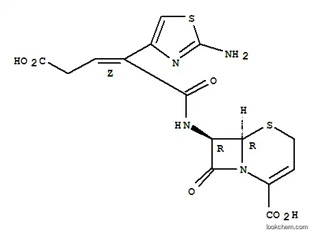Molecular Structure of 97519-39-6 (Ceftibuten)