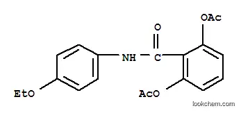 Molecular Structure of 97565-06-5 (2-[(4-ethoxyphenyl)carbamoyl]benzene-1,3-diyl diacetate)