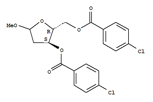 D-?erythro-?Pentofuranoside,methyl2-?deoxy-?,3,?5-?bis(4-?chlorobenzoate)
