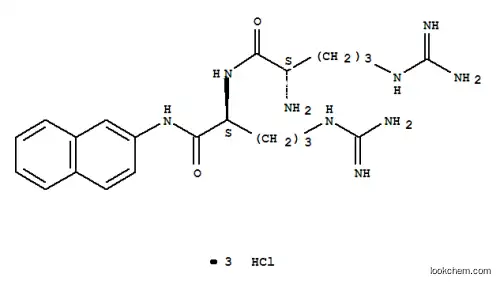 Molecular Structure of 100900-26-3 (ARG-ARG BETA-NAPHTHYLAMIDE TRIHYDROCHLORIDE)