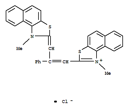 Naphtho[1,2-d]thiazolium,1-methyl-2-[3-(1-methylnaphtho[1,2-d]thiazol-2(1H)-ylidene)-2-phenyl-1-propen-1-yl]-,chloride (1:1)
