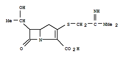 106564-89-0,1-Azabicyclo[3.2.0]hept-2-ene-2-carboxylicacid, 3-[[2-(dimethylamino)-2-iminoethyl]thio]-6-(1-hydroxyethyl)-7-oxo- (9CI),L 644440