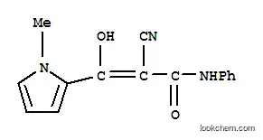 (2E)-3-hydroxy-2-[(1-methyl-1H-pyrrol-2-yl)carbonyl]-3-(phenylamino)prop-2-enenitrile