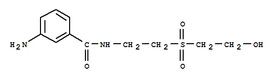 3-AMINO-N-[2-(2-HYDROXYETHYL)SULFONYL]ETHYL BENZAMIDE