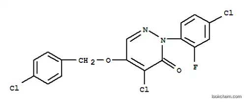 Molecular Structure of 107359-74-0 (4-chloro-5-[(4-chlorobenzyl)oxy]-2-(4-chloro-2-fluorophenyl)pyridazin-3(2H)-one)
