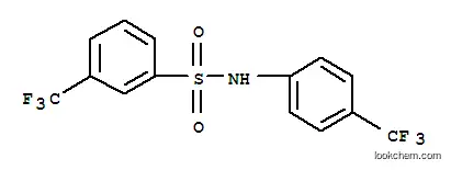 Molecular Structure of 107491-62-3 (3-(trifluoromethyl)-N-[4-(trifluoromethyl)phenyl]benzenesulfonamide)