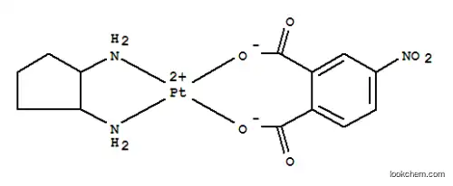 Molecular Structure of 107675-94-5 (platinum(2+) 4-nitrobenzene-1,2-dicarboxylate - cyclopentane-1,2-diamine (1:1))
