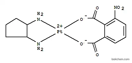 Platinum, (1,2-cyclopentanediamine-N,N')(3-nitro-1,2-benzenedicarboxylato(2-)-O1,O2)-, (SP-4-3)-