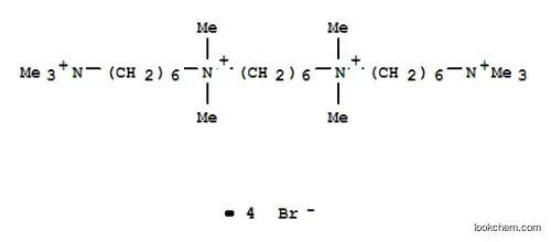 Molecular Structure of 107717-05-5 (1,6-Hexanediaminium,N1,N1,N6,N6-tetramethyl-N1,N6-bis[6-(trimethylammonio)hexyl]-, bromide (1:4))