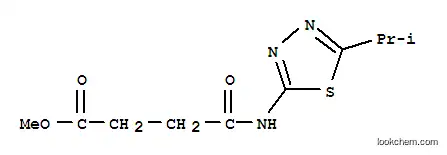 Succinamic acid, N-(5-isopropyl-1,3,4-thiadiazol-2-yl)-, methyl ester