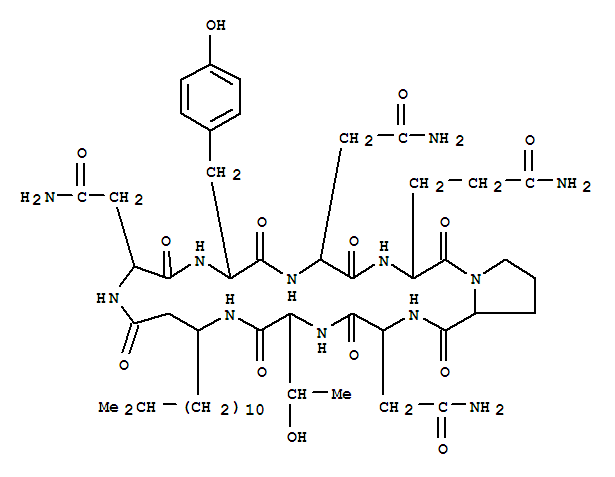 Molecular Structure of 107814-41-5 (Bacillomycin F3 (9CI))