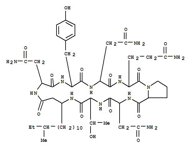 Molecular Structure of 107828-70-6 (Bacillomycin F6 (9CI))