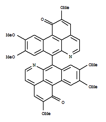 Molecular Structure of 107882-20-2 ([7,7'-Bi-1H-dibenzo[de,g]quinoline]-1,1'-dione,2,2',9,9',10,10'-hexamethoxy-)