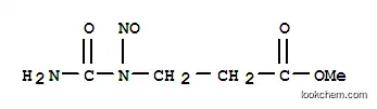 Molecular Structure of 108278-74-6 (methyl 3-[carbamoyl(nitroso)amino]propanoate)