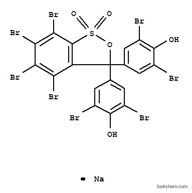 Molecular Structure of 108321-10-4 (Tetrabromophenol Blue sodium salt)