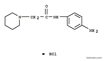 Molecular Structure of 108873-10-5 (N-(4-aminophenyl)-2-piperidin-1-ylacetamide hydrochloride)