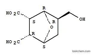 Molecular Structure of 109282-32-8 ((1R,2R,3S,4S,5R)-5-(hydroxymethyl)-7-oxabicyclo[2.2.1]heptane-2,3-dicarboxylic acid)