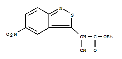 109380-46-3,2,1-Benzisothiazole-3-aceticacid, a-cyano-5-nitro-, ethyl ester,