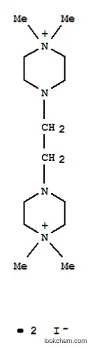 Molecular Structure of 109438-05-3 (4,4'-Ethylenebis[1,1-dimethylpiperaziniumiodide] (6CI))