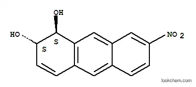 Molecular Structure of 109897-78-1 ((1S,2S)-7-nitro-1,2,8a,10a-tetrahydroanthracene-1,2-diol)