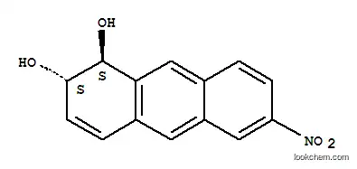 Molecular Structure of 109897-79-2 ((1R,2R)-6-nitro-1,2-dihydroanthracene-1,2-diol)