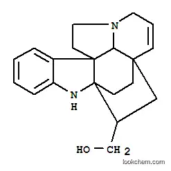 Molecular Structure of 11032-51-2 (6H,13aH-3a,5a-Ethano-1H-indolizino[8,1-cd]carbazole-5-methanol,4,5,11,12-tetrahydro-, (3aR,5R,5aR,10bR,13aR)- (9CI))
