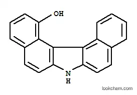 Molecular Structure of 110408-52-1 (7H-Dibenzo[c,g]carbazol-1-ol)